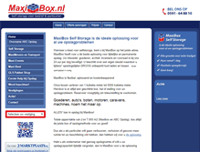 Tablet Screenshot of maxibox.nl