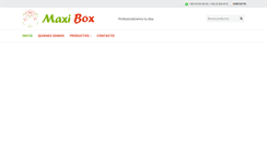 Desktop Screenshot of maxibox.cl